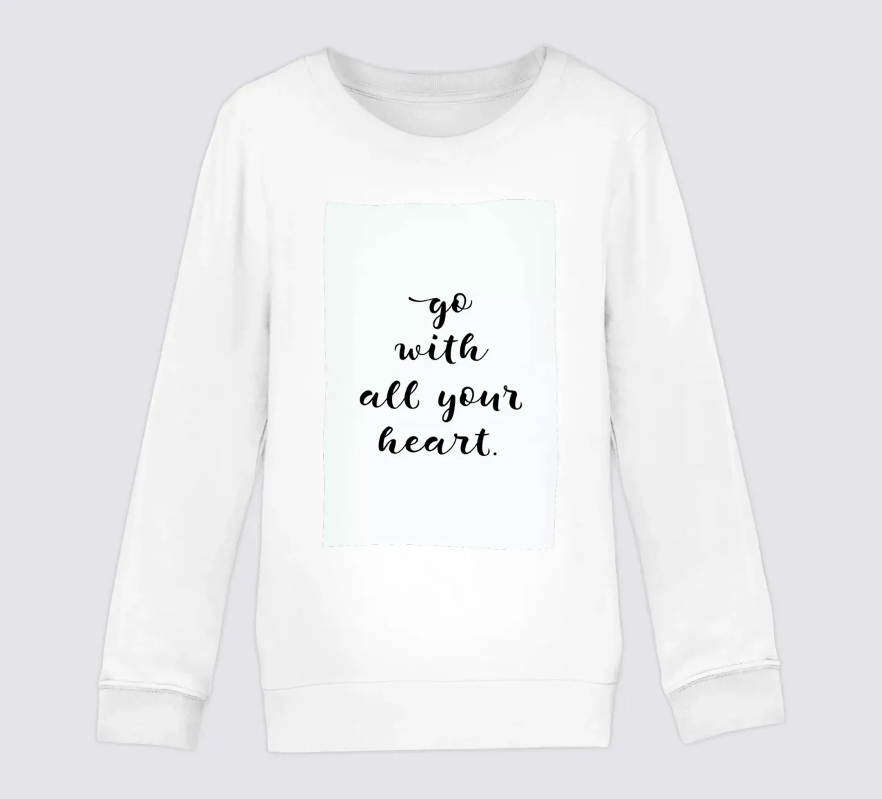 All Your Heart kids sweatshirt by typed