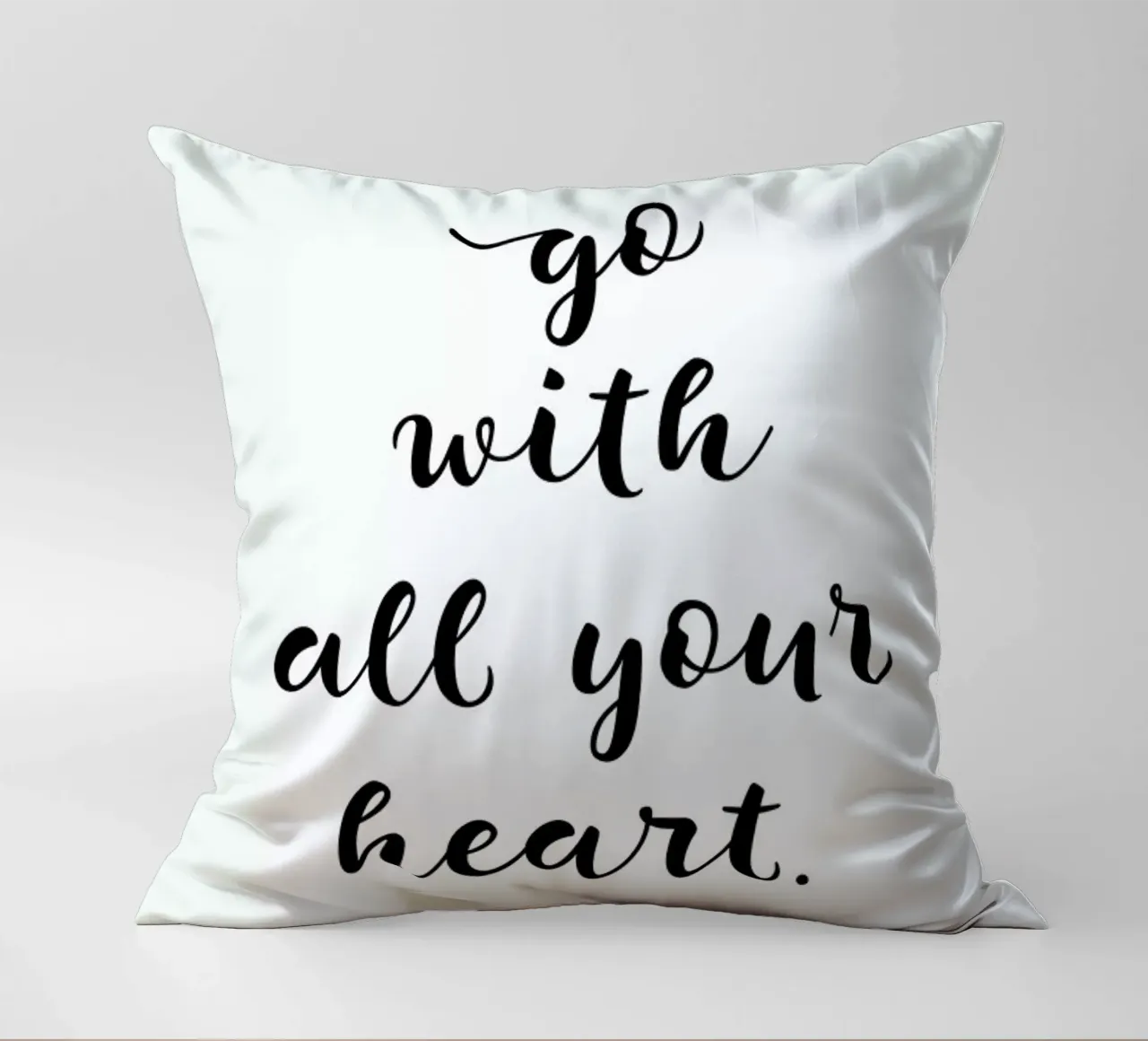 All Your Heart cuscino da typed