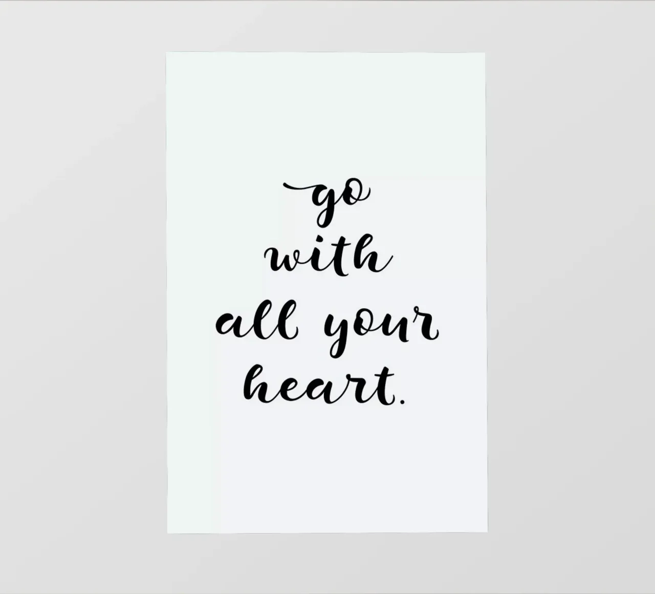 All Your Heart telo in pvc da typed