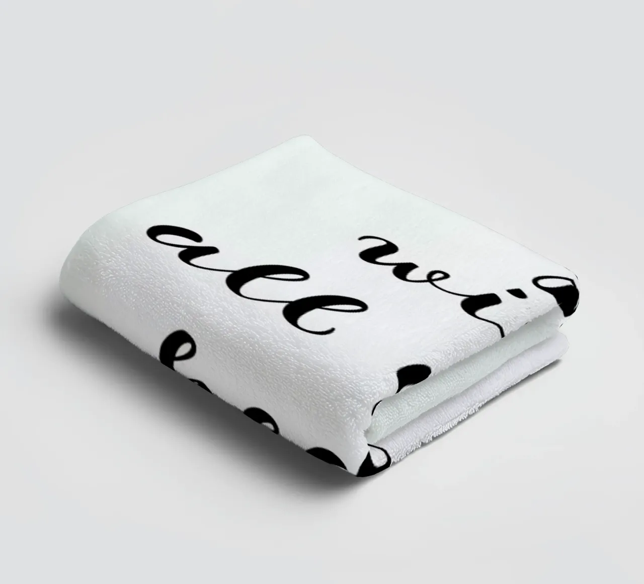 All Your Heart asciugamano da bagno da typed