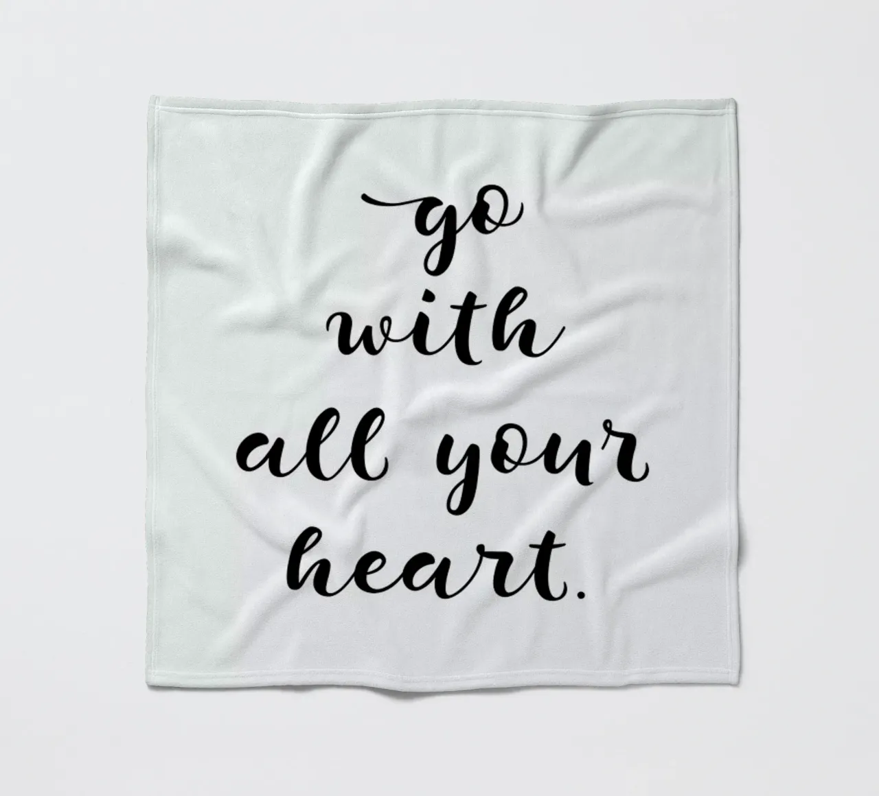 All Your Heart coperta in pile da typed