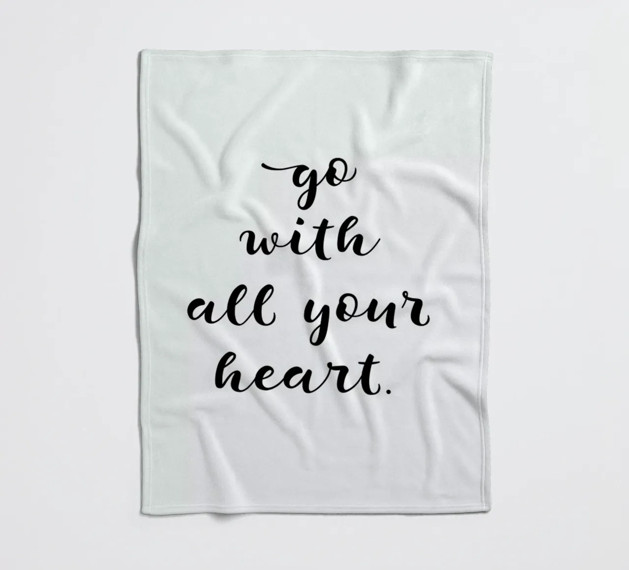 All Your Heart coperta in pile da typed