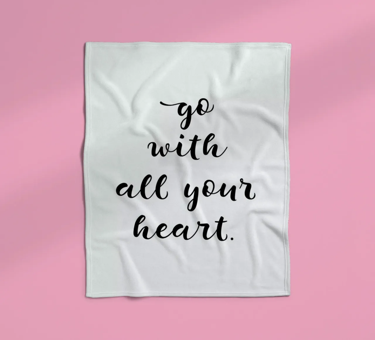All Your Heart coperta in pile da typed