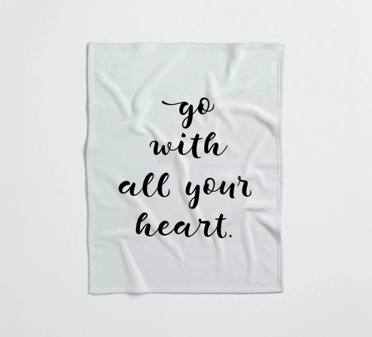 All Your Heart coperta in pile da typed