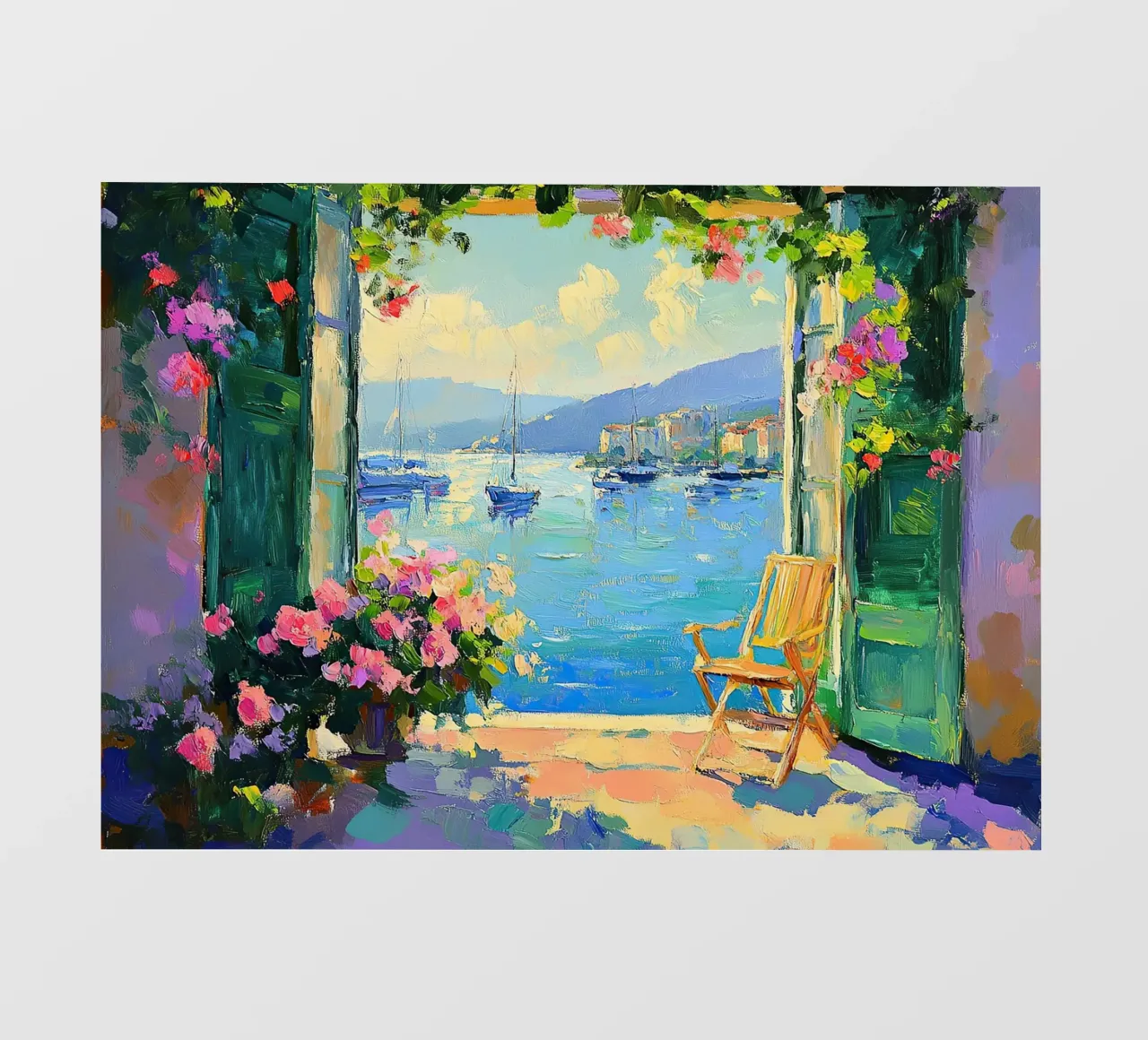 Henri Matisse ispira la "Danza dei colori". pellicola backlit da Nikis Art Studio
