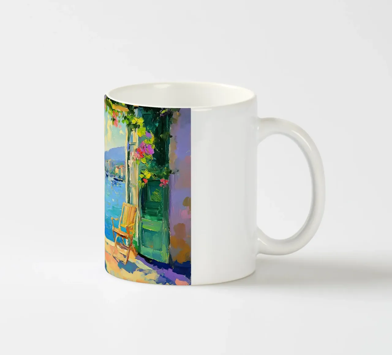 Henri Matisse ispira la "Danza dei colori". tazza in ceramica da Nikis Art Studio