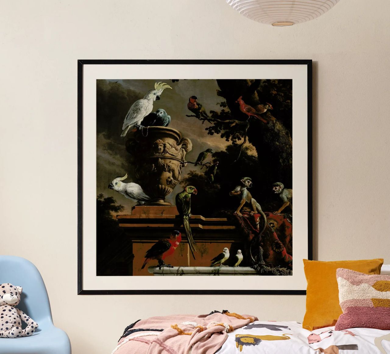 Birds and Monkeys Poster von Astër