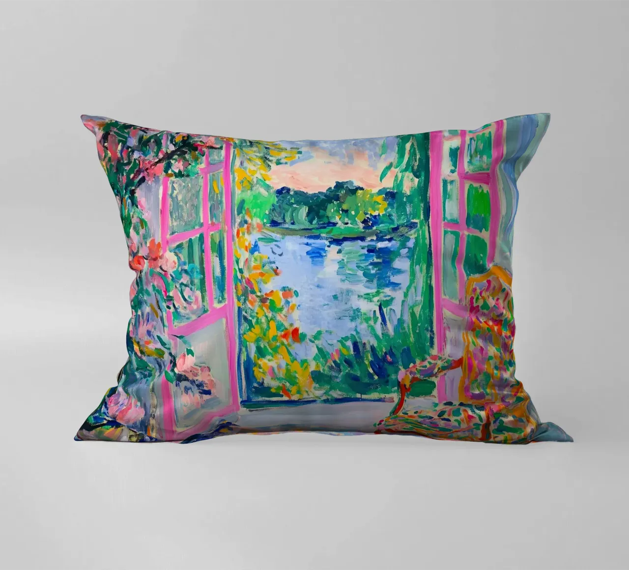 Henri Matisse ispira "Nel giardino del fauvismo". cuscino da ArtByNiki