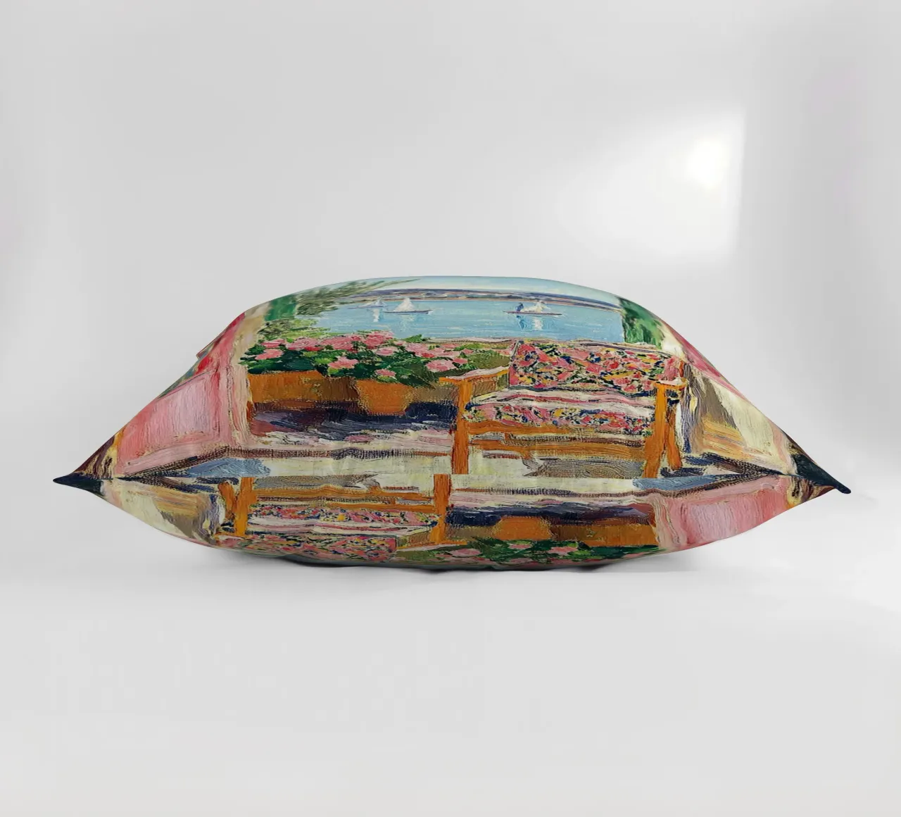 Matisse inspires "Sunlight in Nice" decorative cushion by ArtByNiki