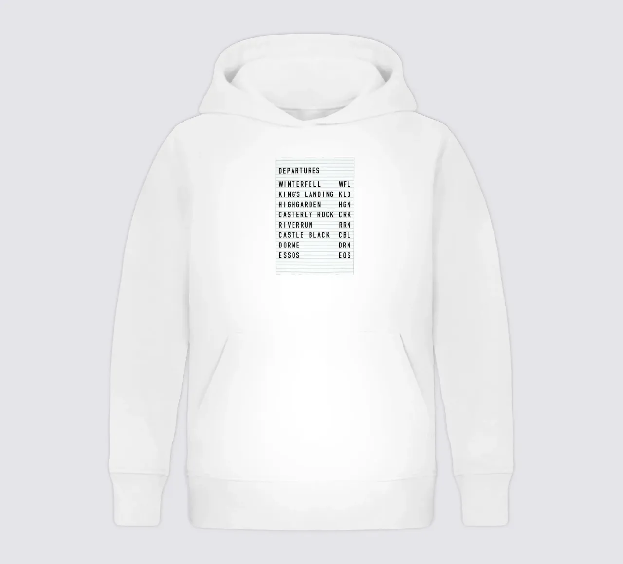 Game of Thrones Destinations sweat à capuche enfant de daylight design studio