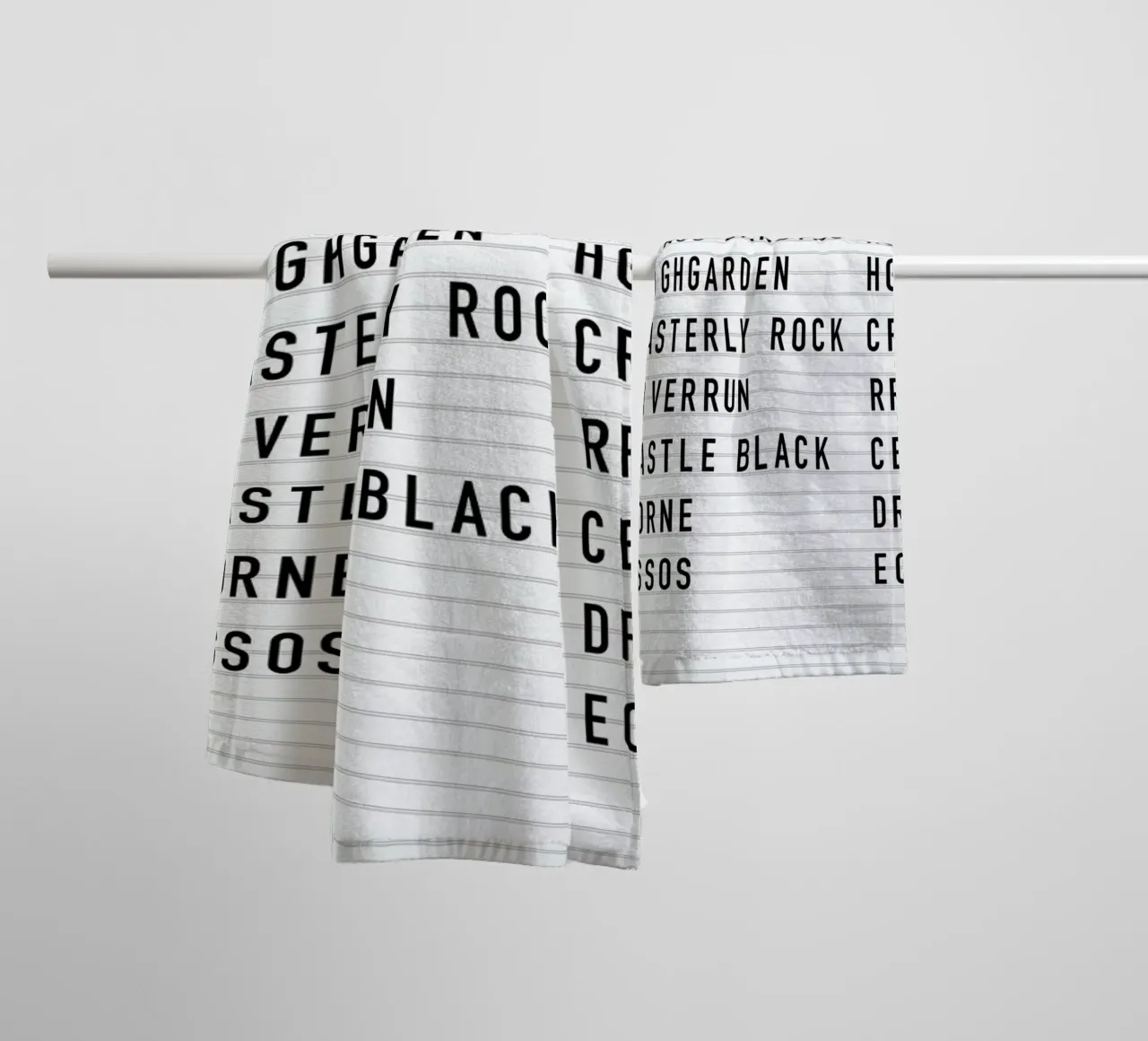 Game of Thrones Destinations towel by daylight design studio