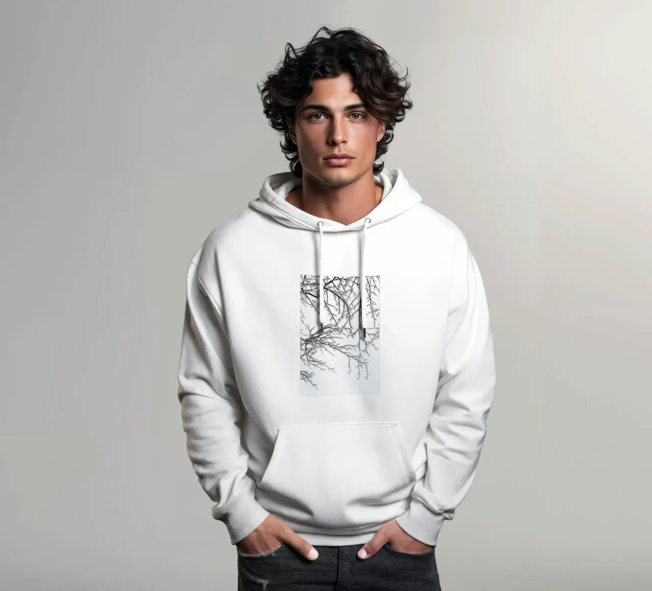 Snowy Days felpa con cappuccio da Studio Nahili