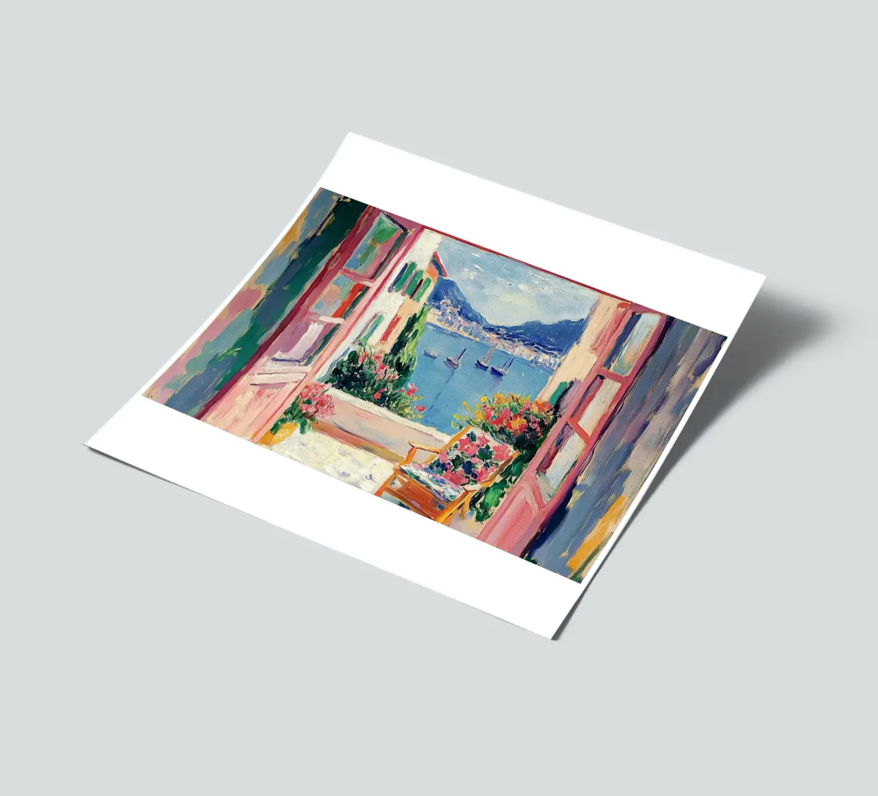 Henri Matisse inspiriert "Das Gespräch am Meer" Stickerbogen von Nikis Art Studio