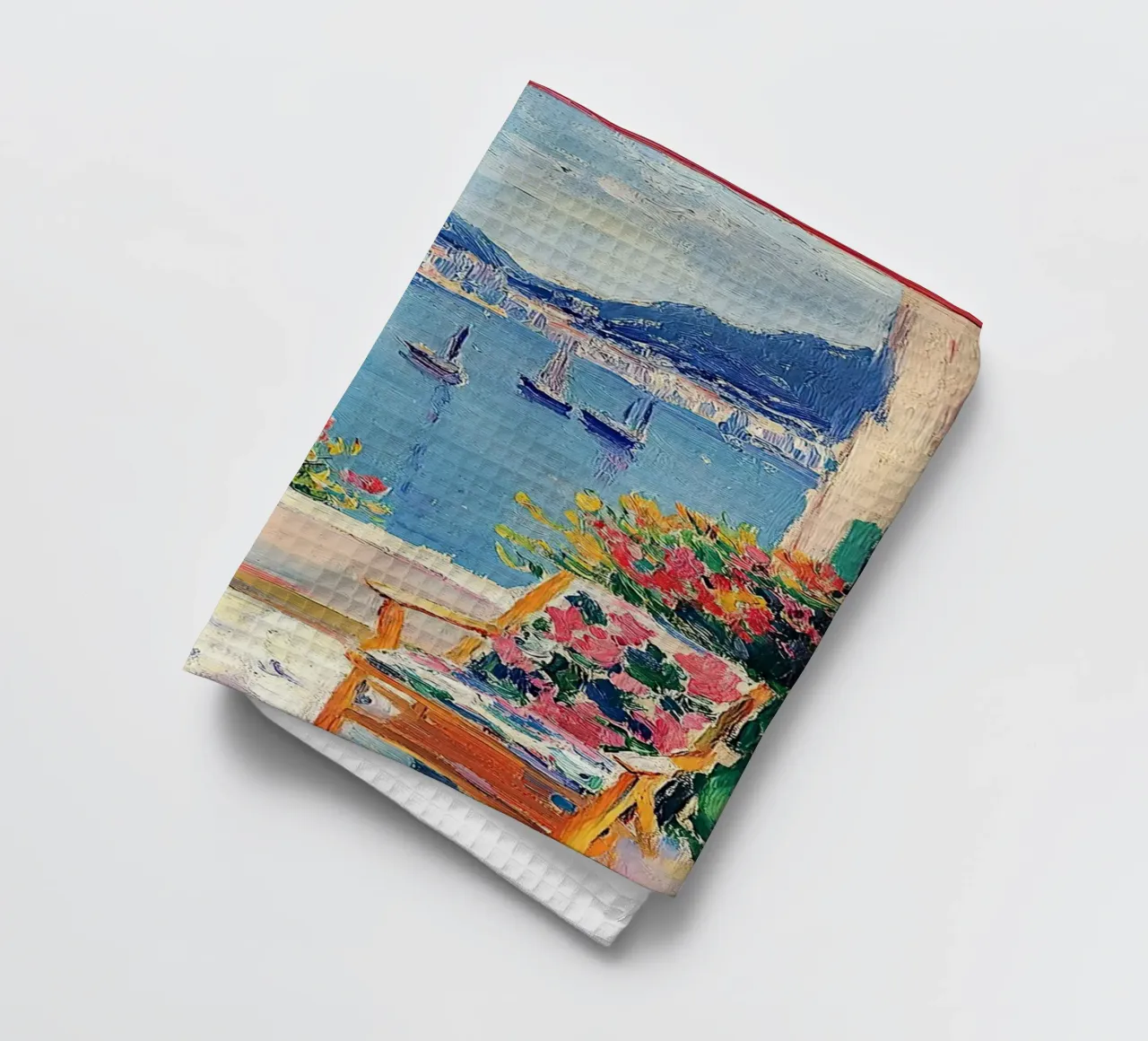 Henri Matisse ispira "La conversazione in riva al mare". canovaccio da cucina da Nikis Art Studio