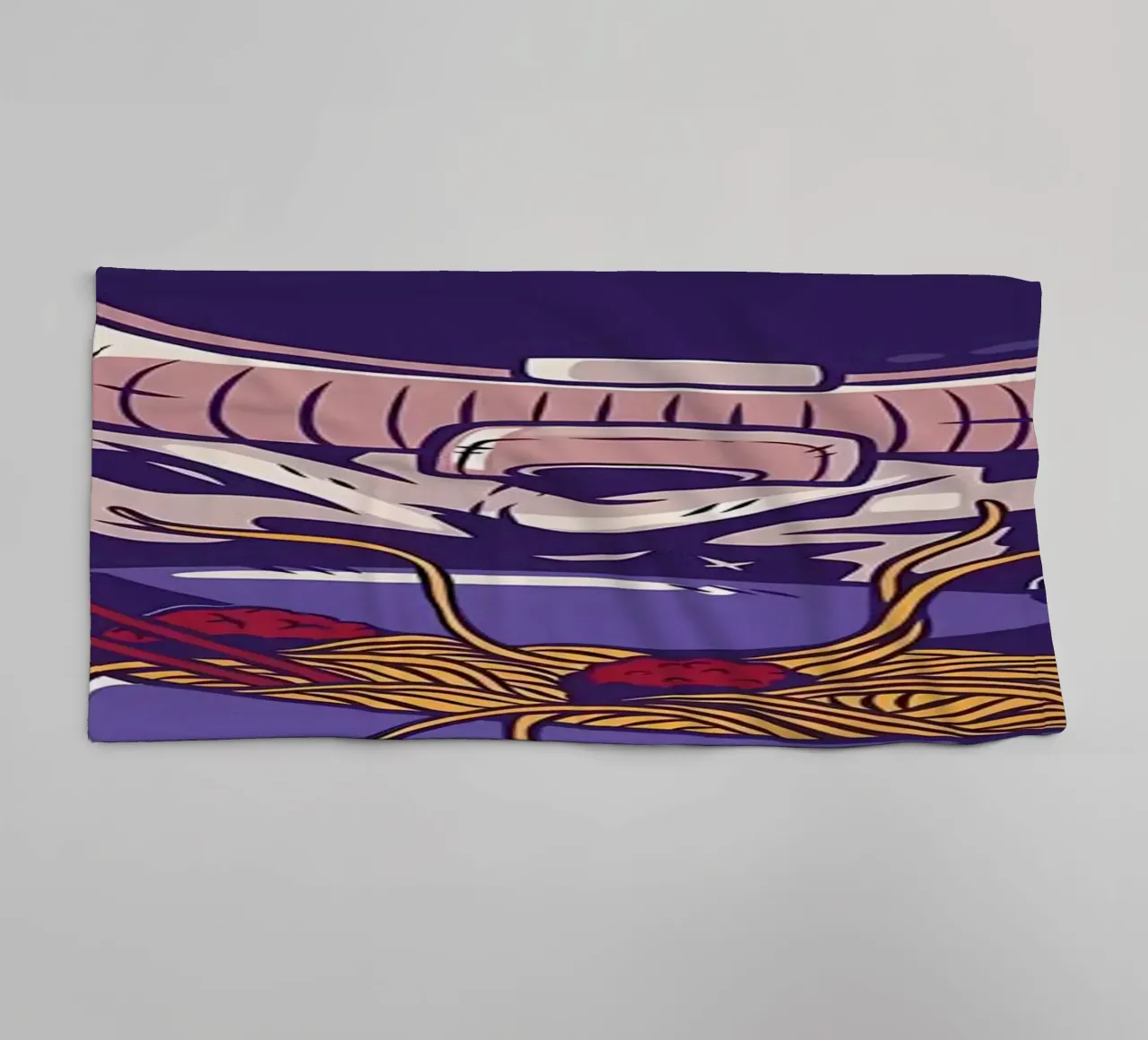 Astronauta Vaporwave Ramen asciugamano da bagno da diedrich