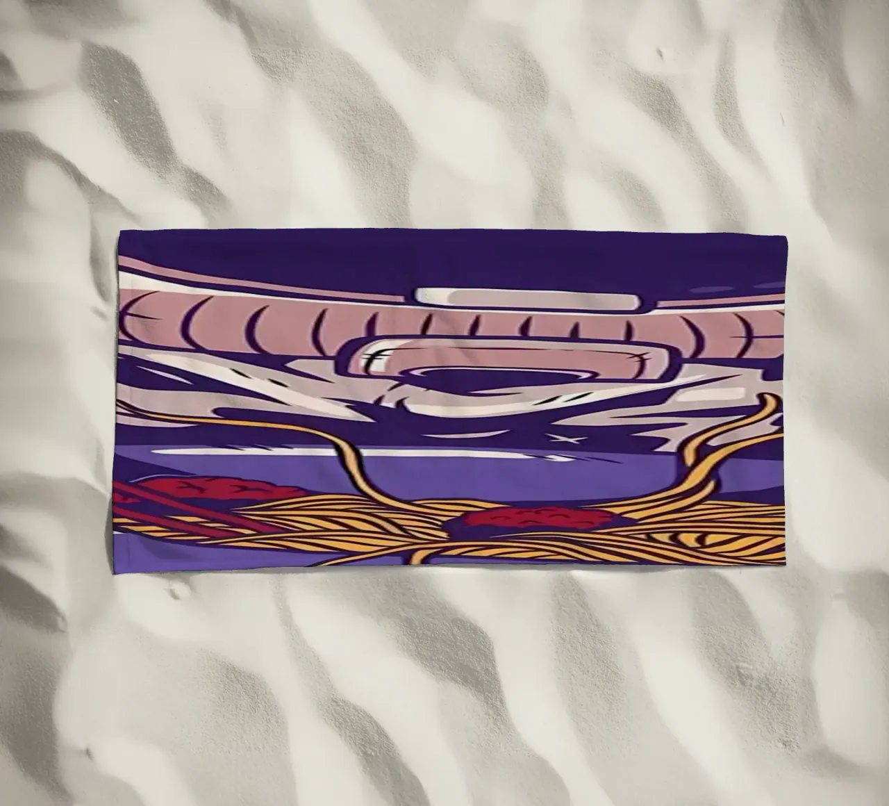 Astronauta Vaporwave Ramen telo mare da diedrich