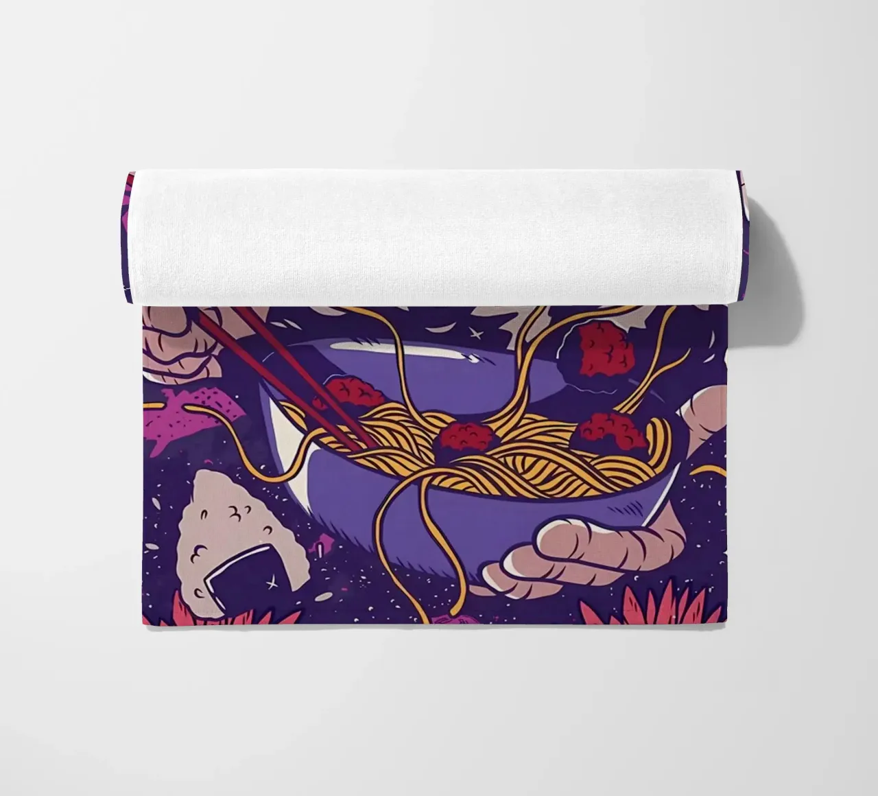 Astronauta Vaporwave Ramen telo mare da diedrich