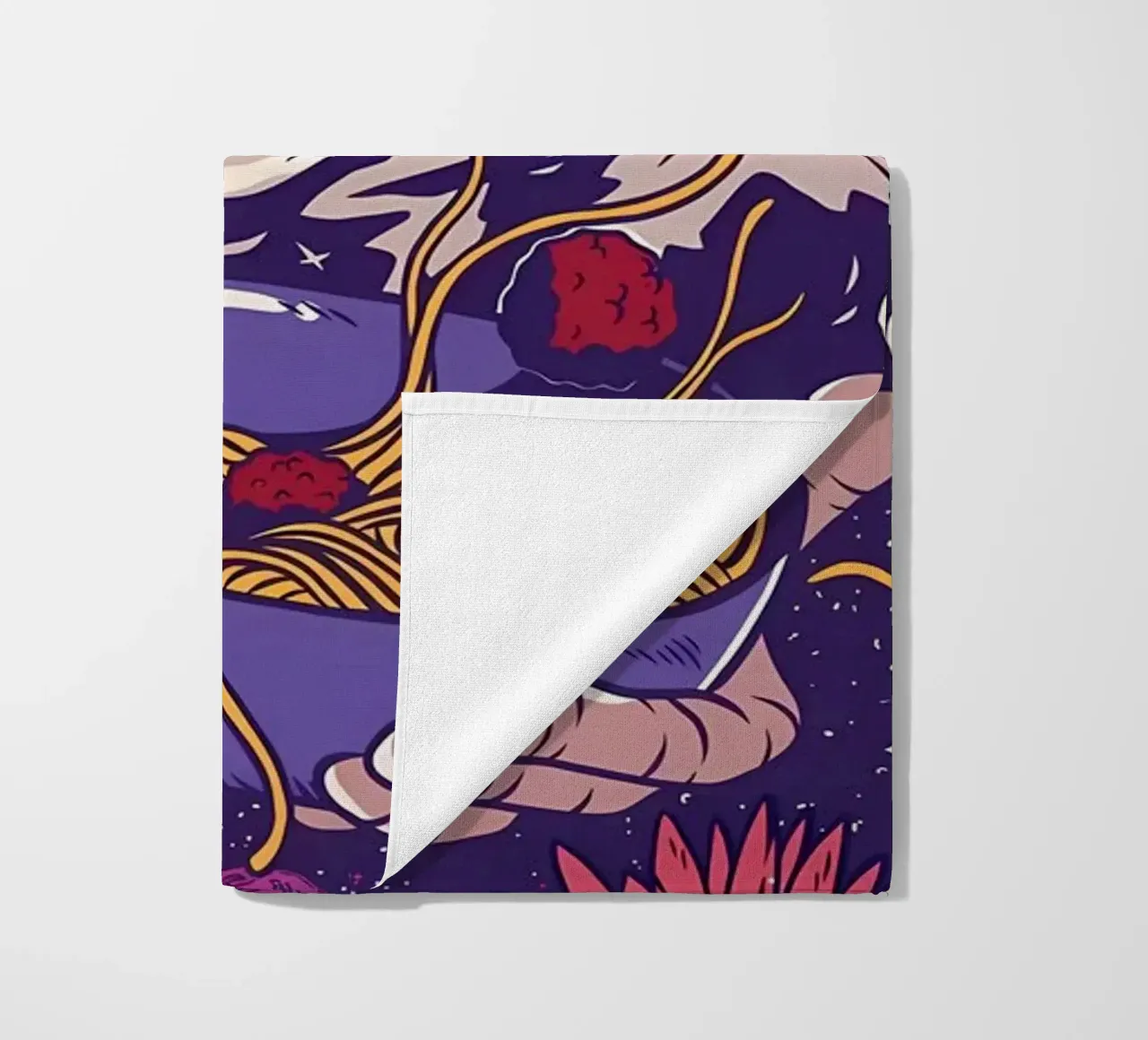Astronauta Vaporwave Ramen telo mare da diedrich