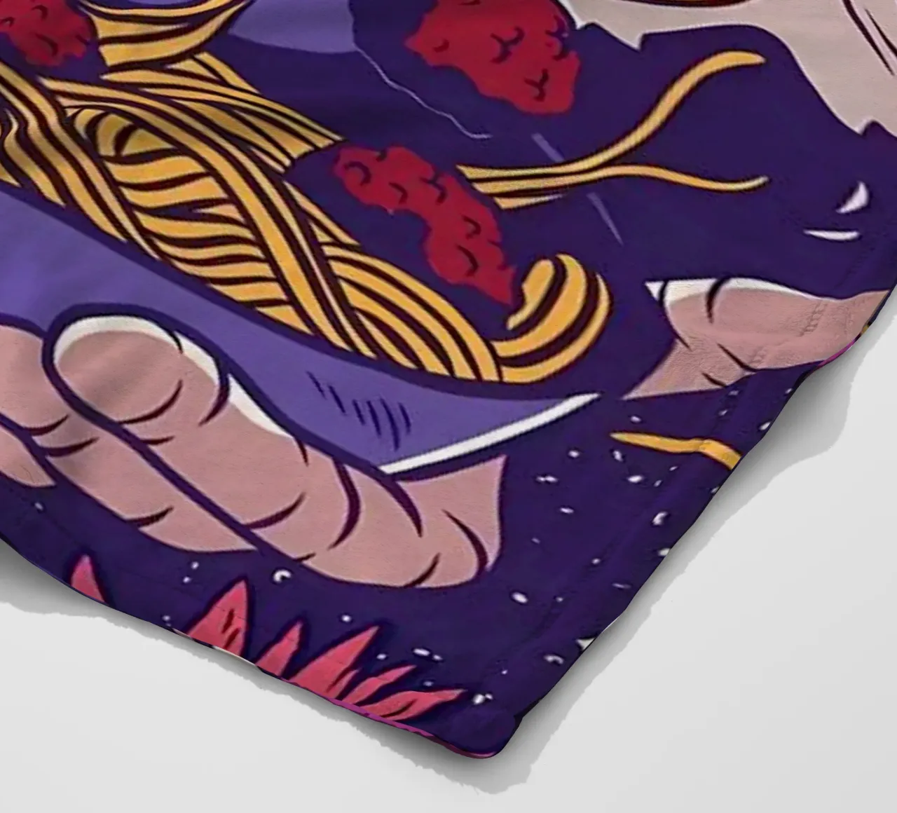 Astronauta Vaporwave Ramen coperta in pile da diedrich