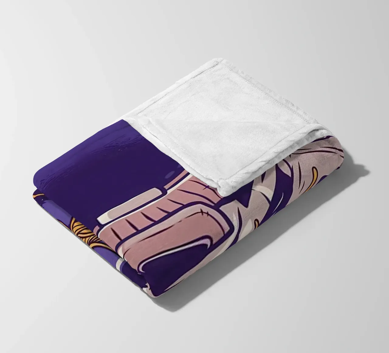 Astronauta Vaporwave Ramen coperta in pile da diedrich