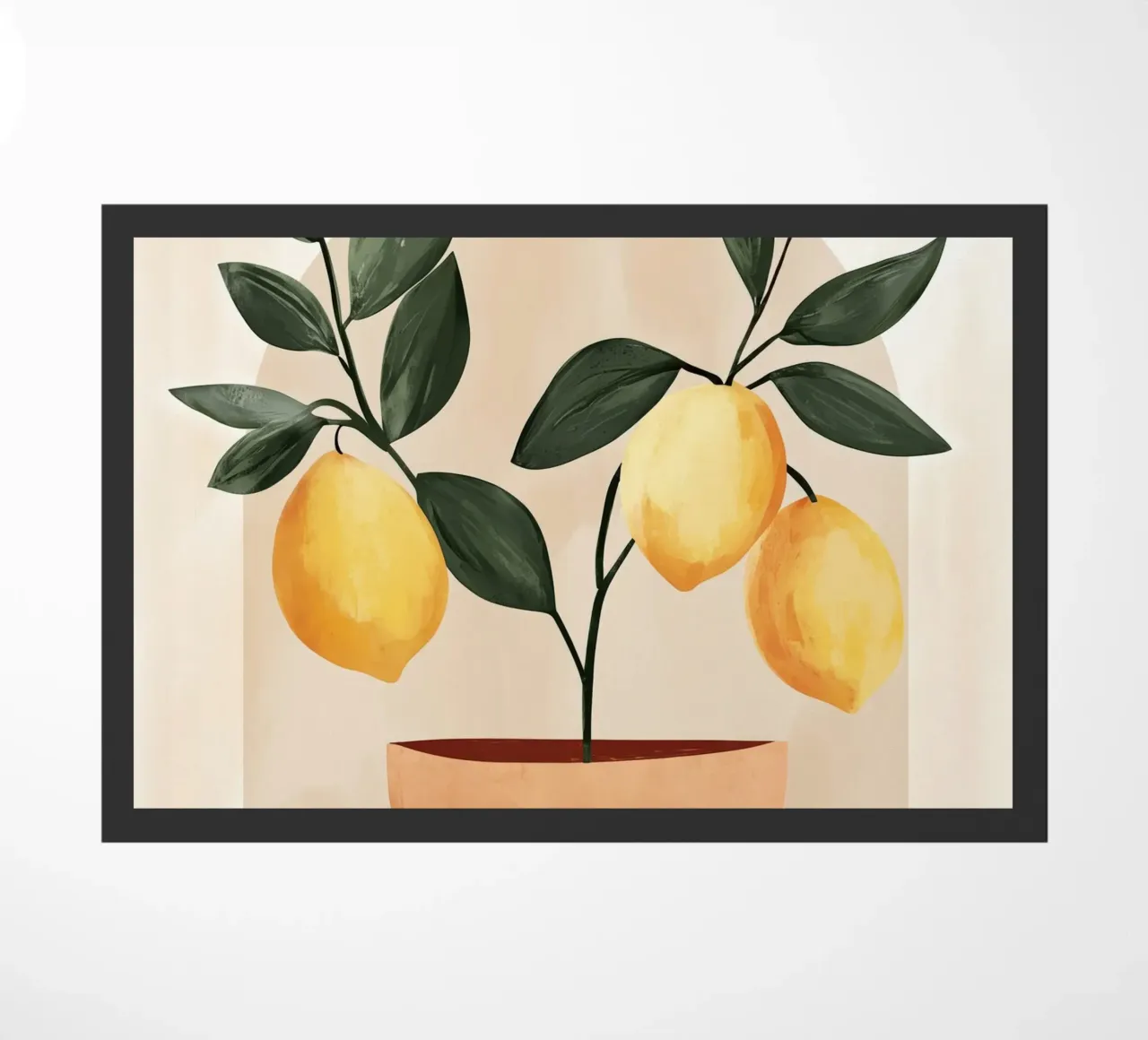Albero di limone italiano in vaso Vintage Botanical Greenery zerbino da Gentle Echoes Art