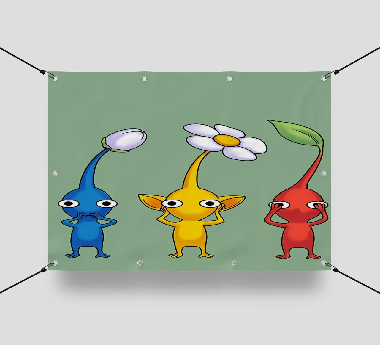 saggio pikmin telo in pvc da diedrich