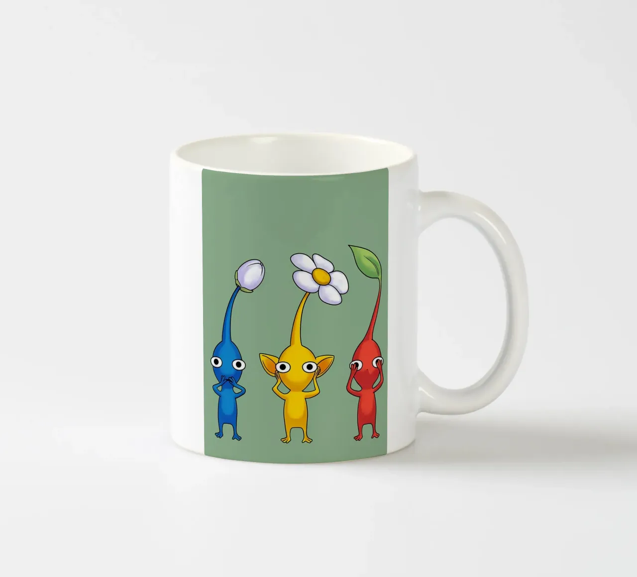 saggio pikmin tazza in ceramica da diedrich
