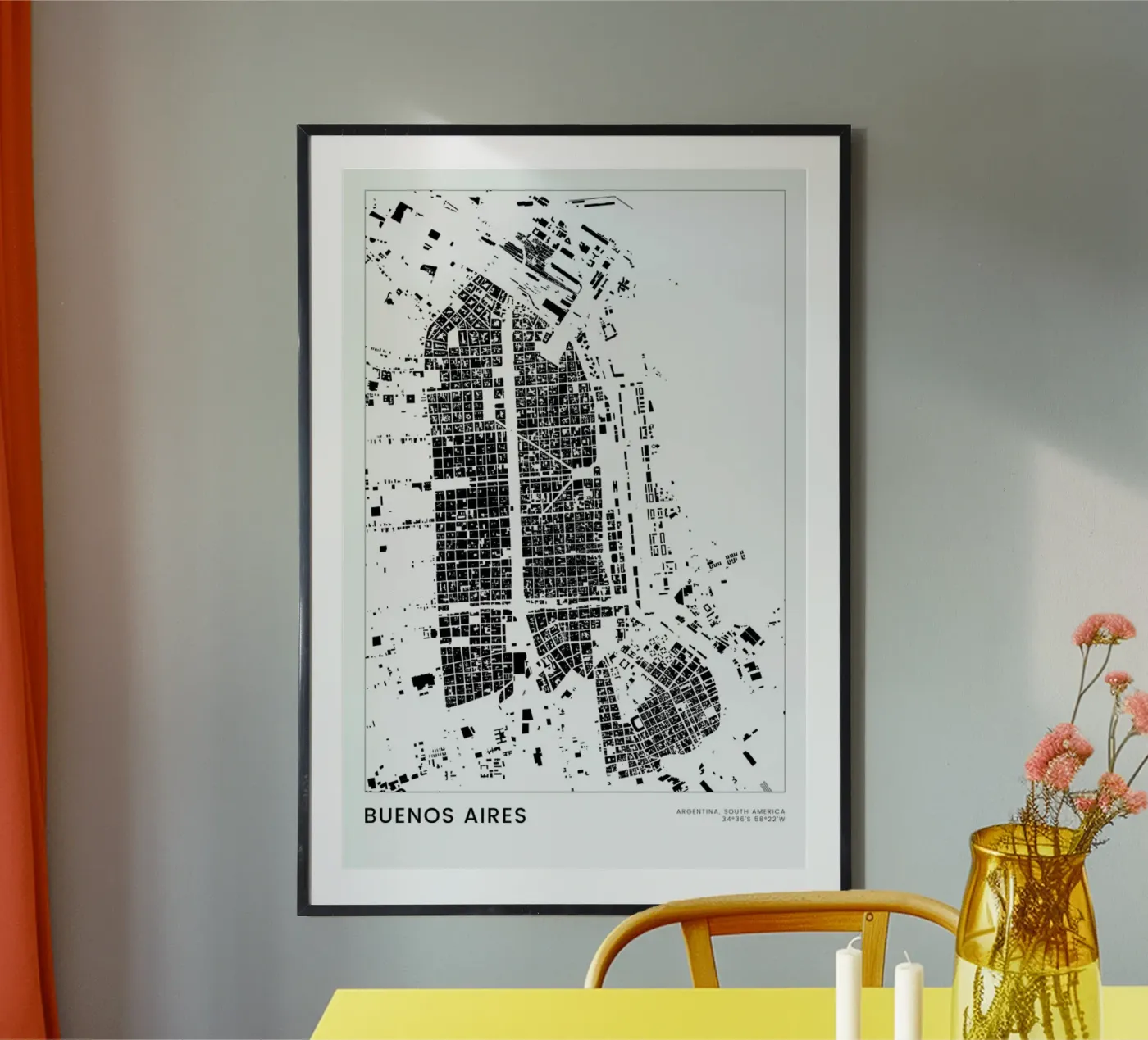 Buenos Aires poster da The Cartography Collection