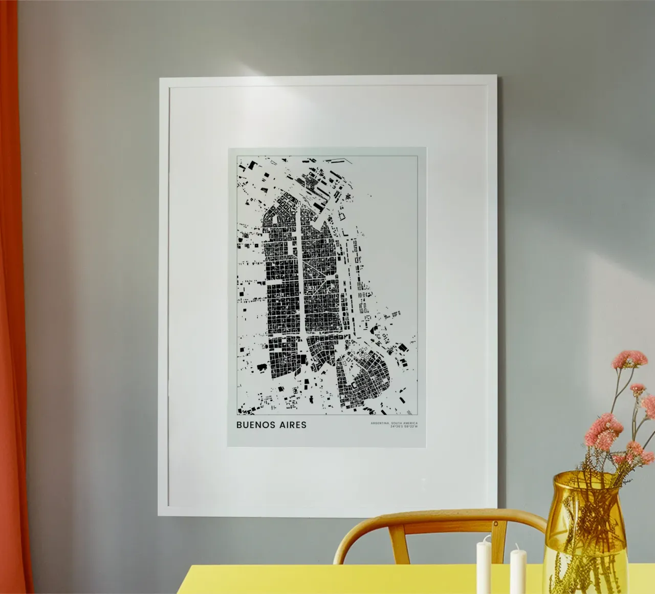 Buenos Aires poster da The Cartography Collection