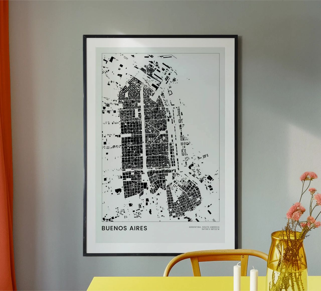 Buenos Aires poster de The Cartography Collection