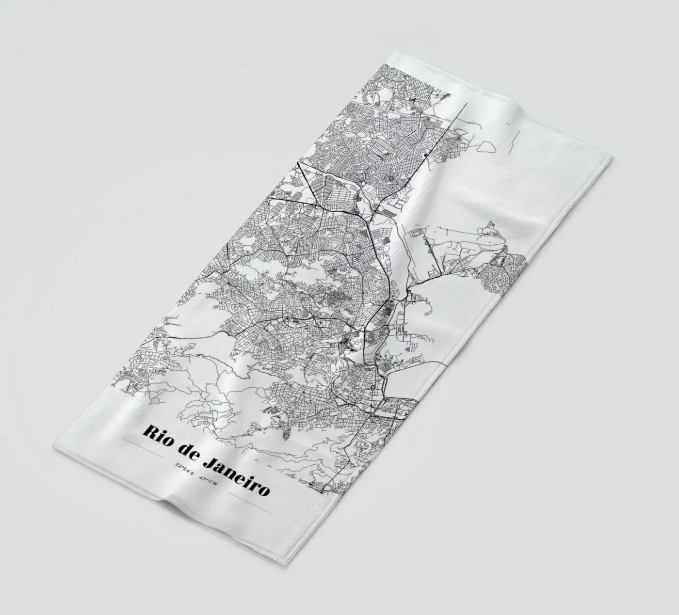 Rio de Janeiro telo mare da The Cartography Collection
