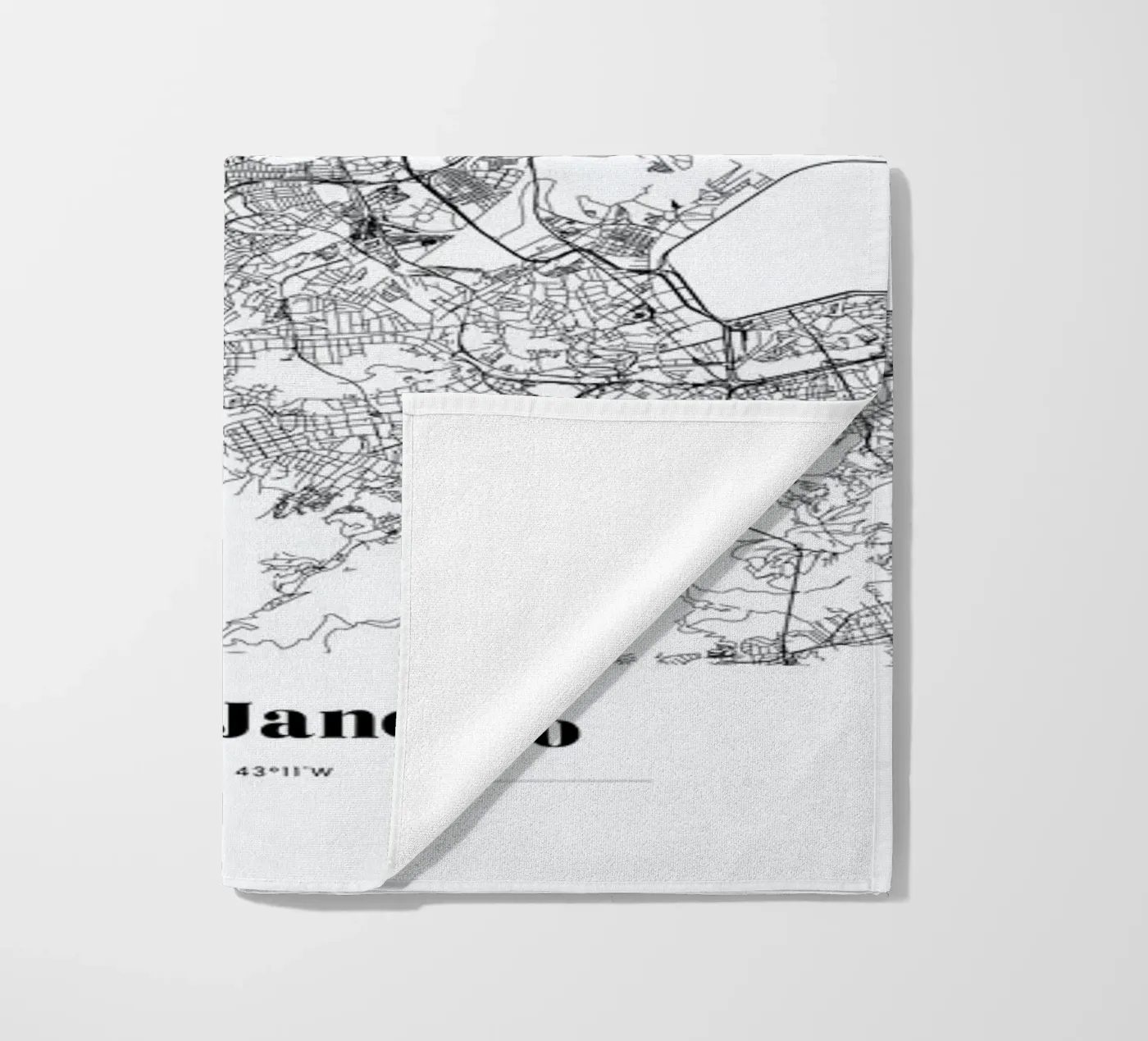Rio de Janeiro telo mare da The Cartography Collection