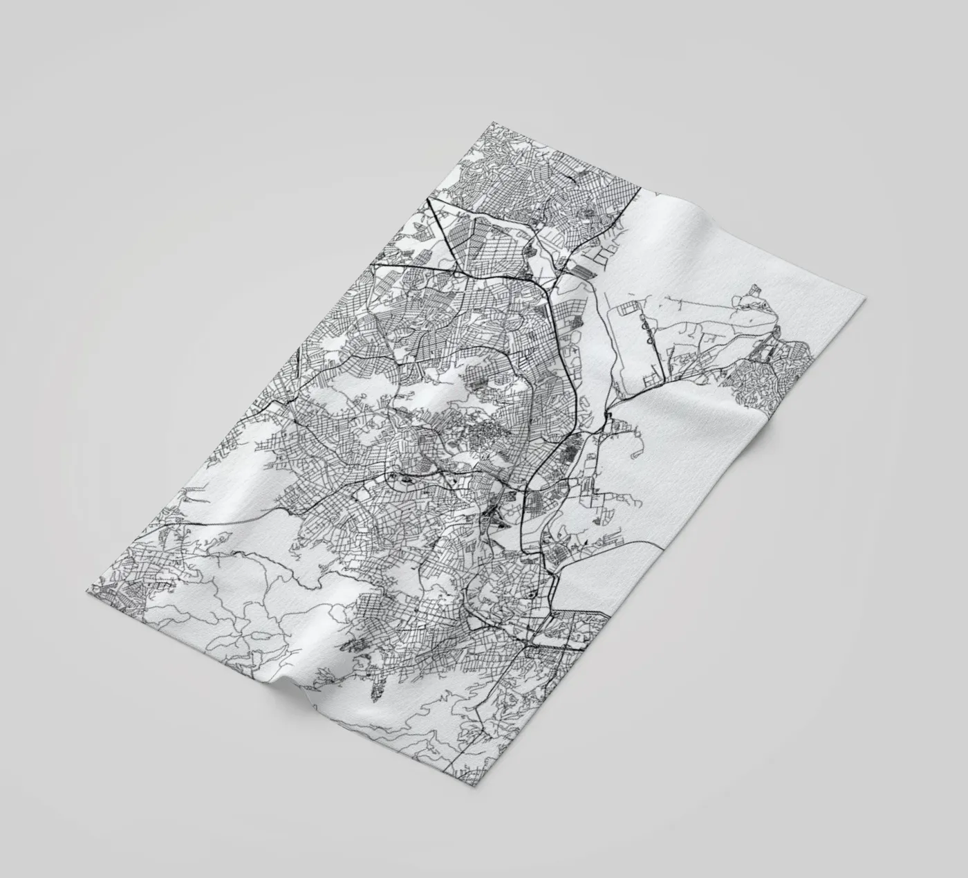Rio de Janeiro telo mare da The Cartography Collection