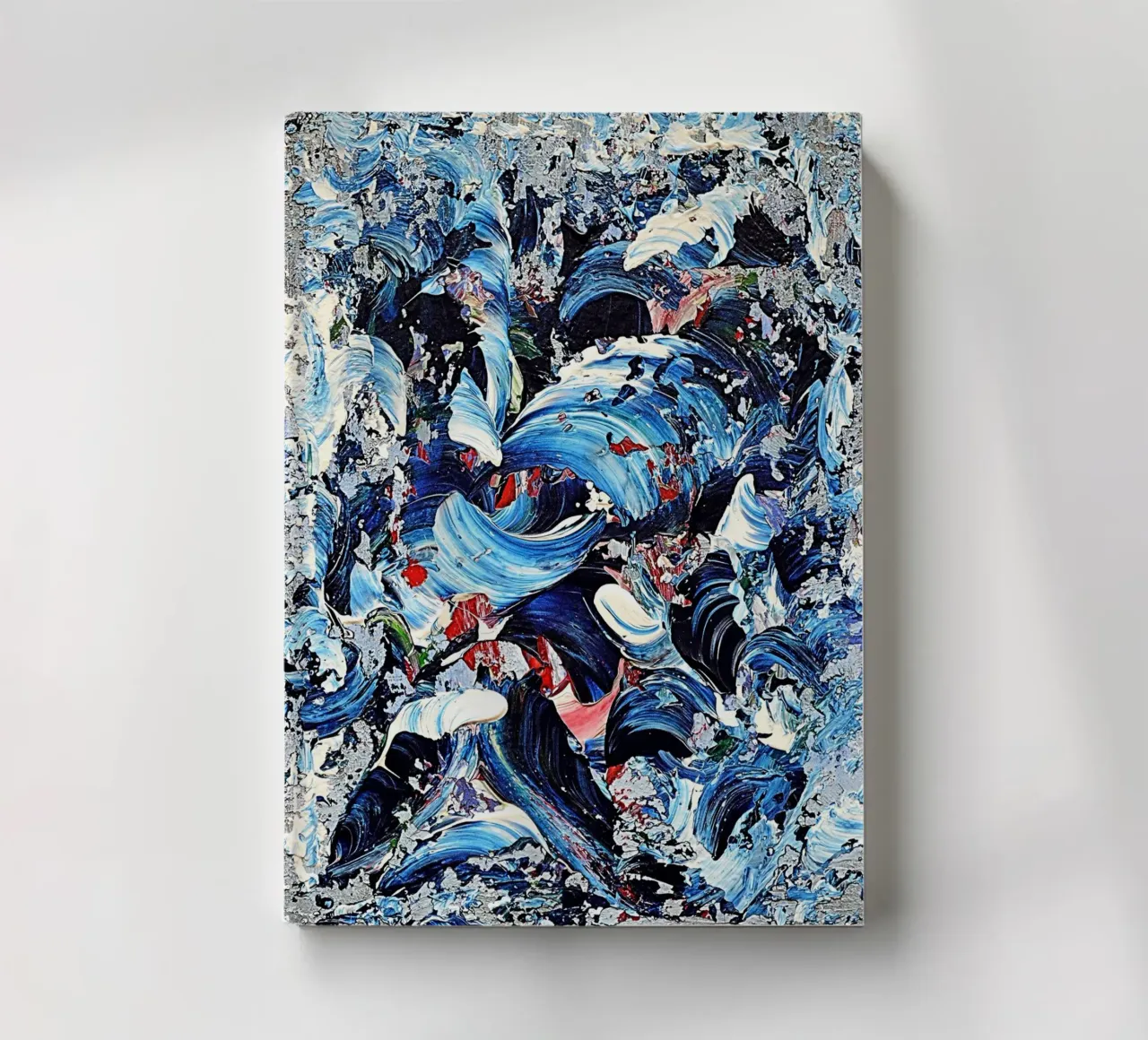 CASCADE BLEUE. diario da Thierry Vobmann Abstract painting