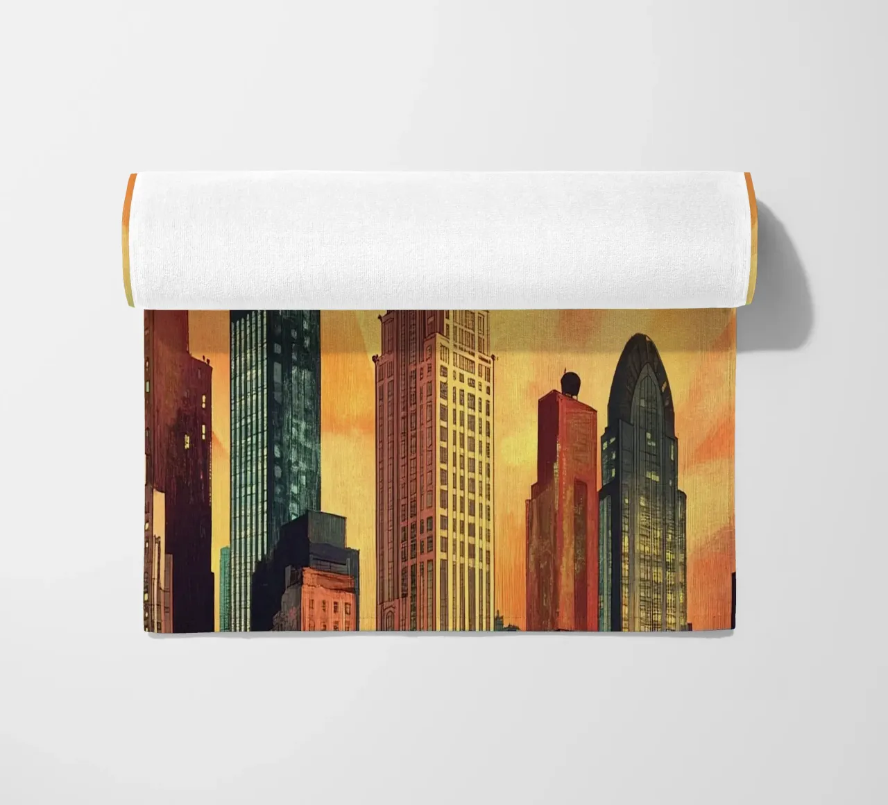 Manhattan Skyline telo mare da M-Ulrich-Digital Art
