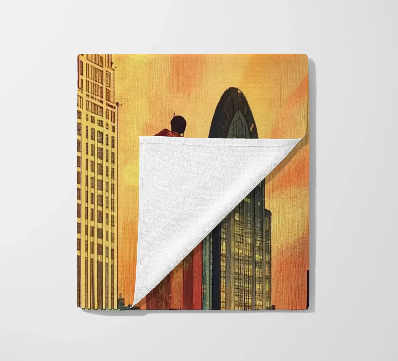 Manhattan Skyline telo mare da M-Ulrich-Digital Art