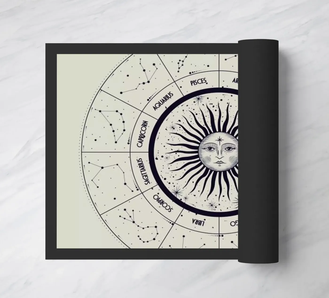 Astrology Chart deurmat van Flora & Fauna