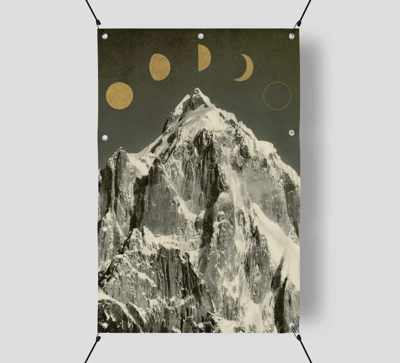 Moon Phases telo in pvc da Florent Bodart
