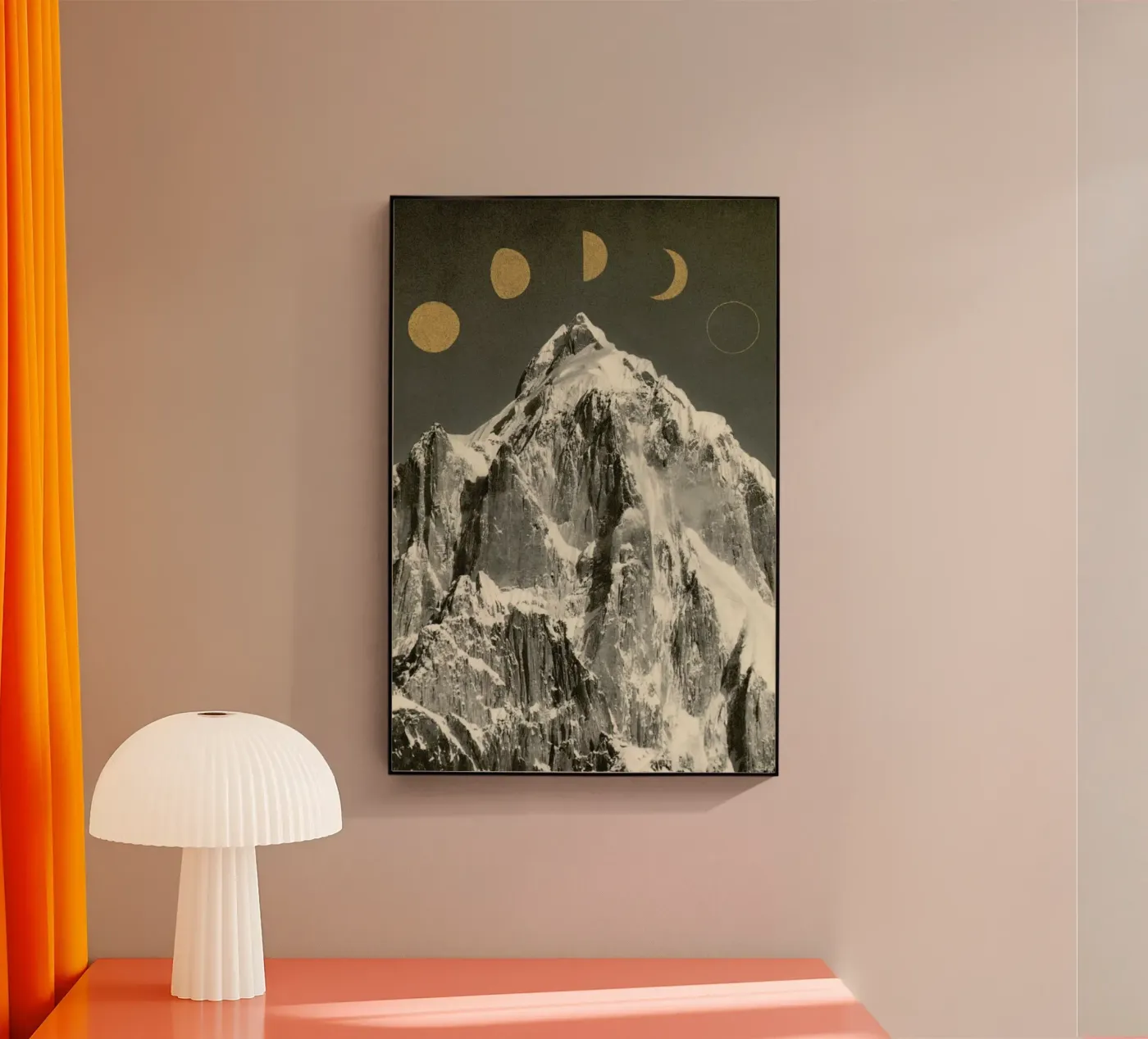Moon Phases acrylic glass by Florent Bodart