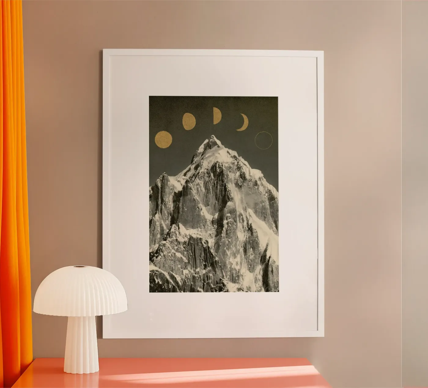 Moon Phases poster by Florent Bodart