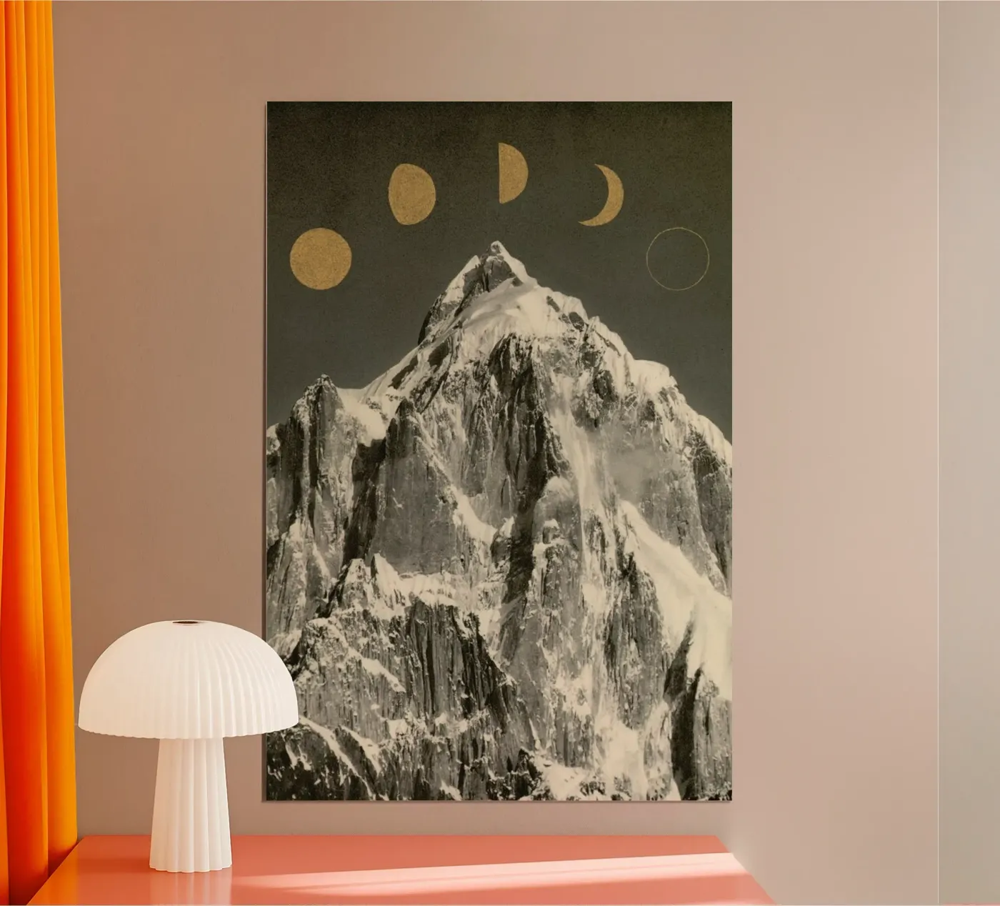 Moon Phases poster by Florent Bodart