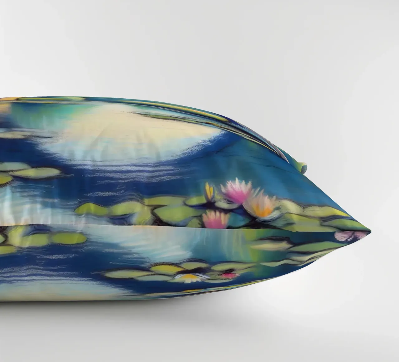 Lo stagno delle ninfee ispirato a Monet cuscino da ARTOMATIC