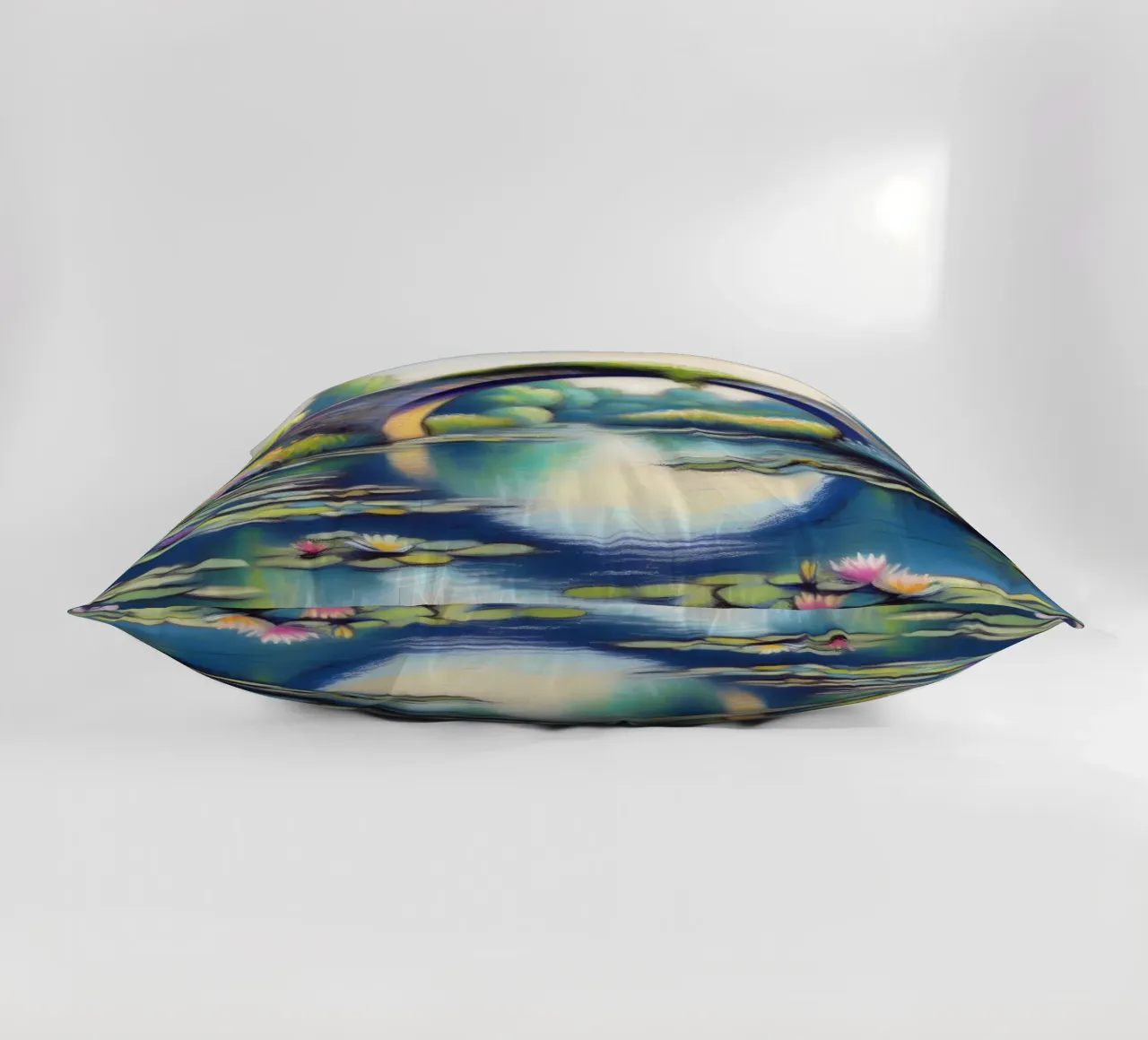 Lo stagno delle ninfee ispirato a Monet cuscino da ARTOMATIC