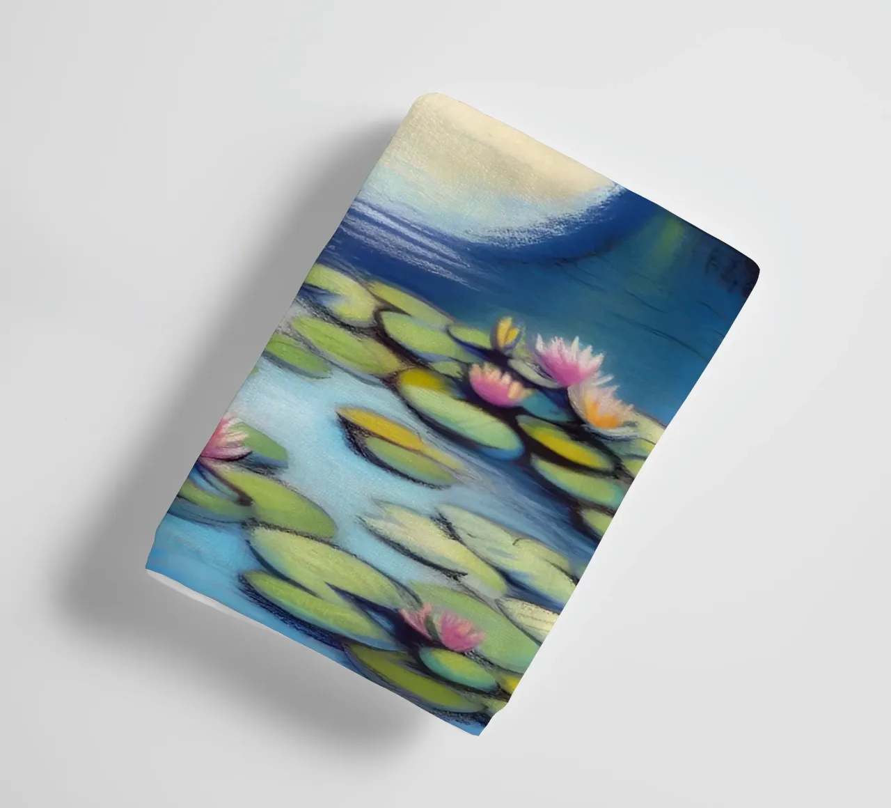 Lo stagno delle ninfee ispirato a Monet asciugamano da bagno da ARTOMATIC