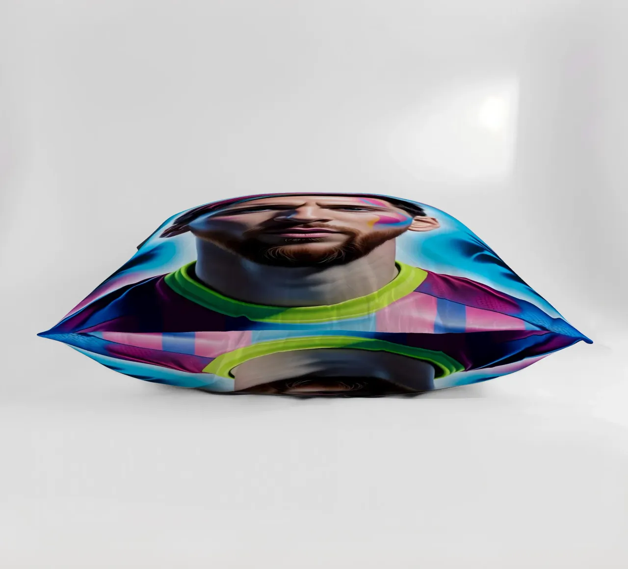 Messi potrait neon cuscino da BONANZA