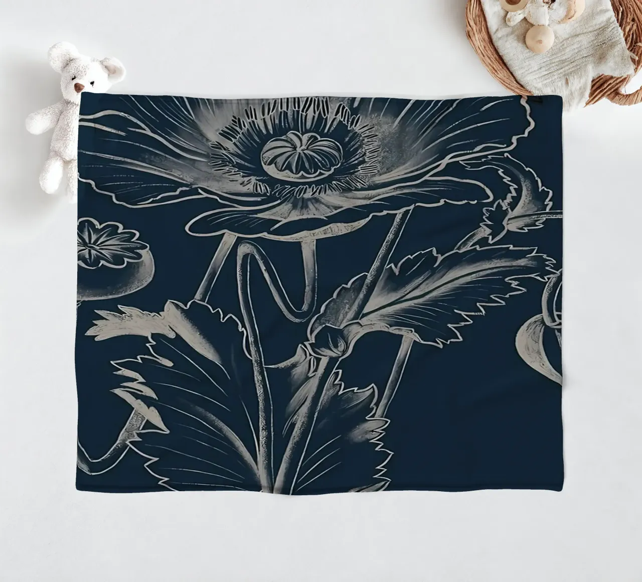 Fiore coperta in pile da diedrich