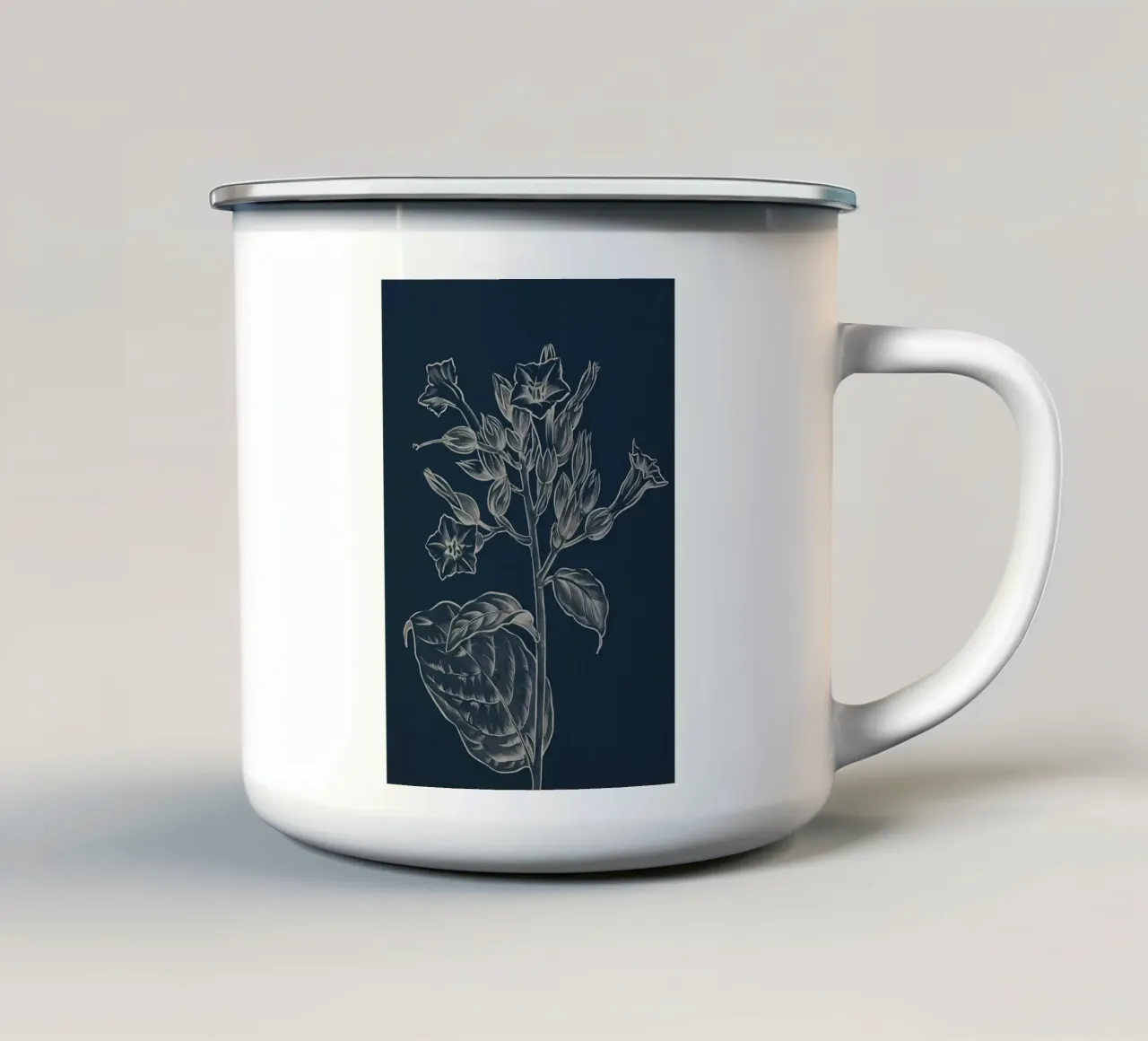 Fiore tazza in smalto da diedrich