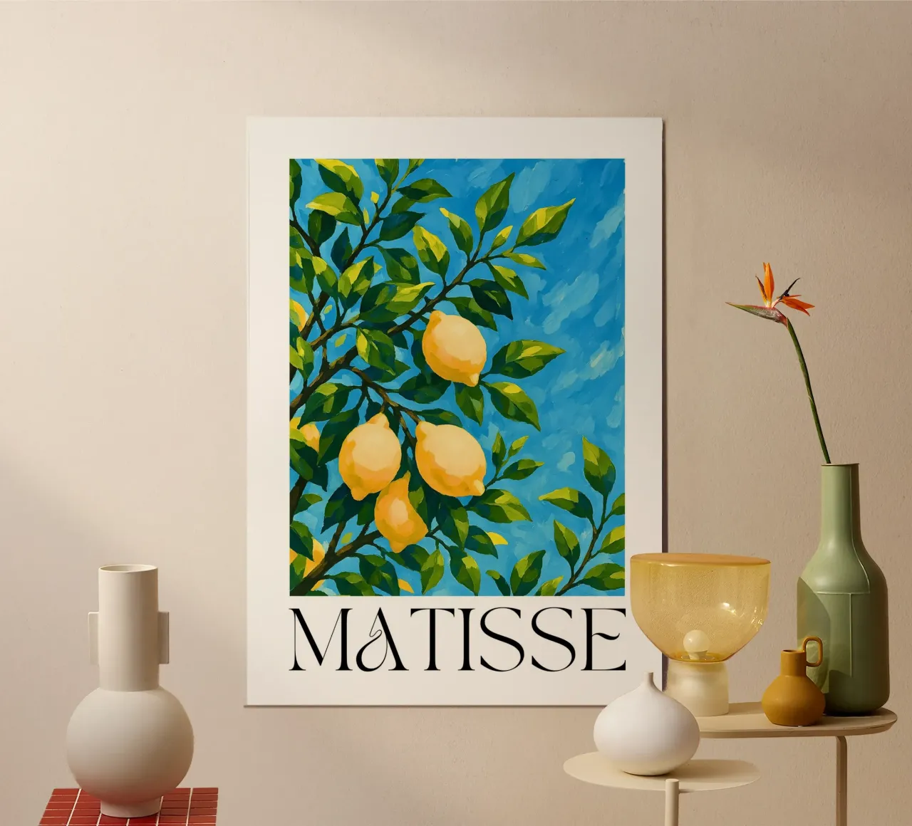 Lemons on the tree hahnemühle by typealive