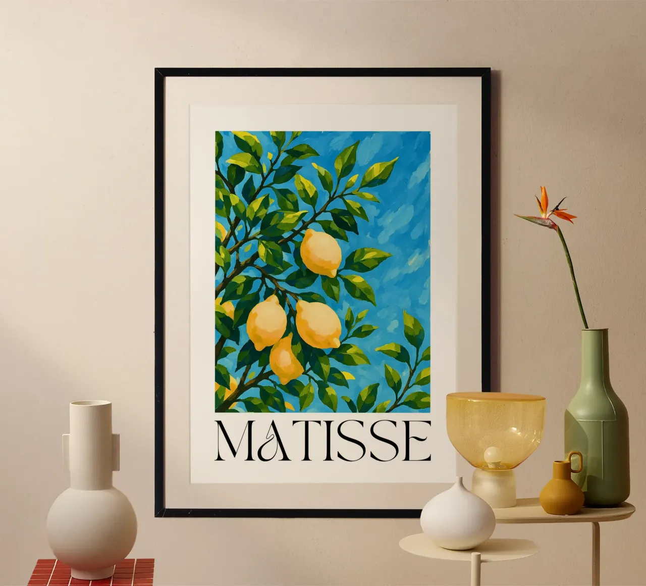 Lemons on the tree hahnemühle by typealive