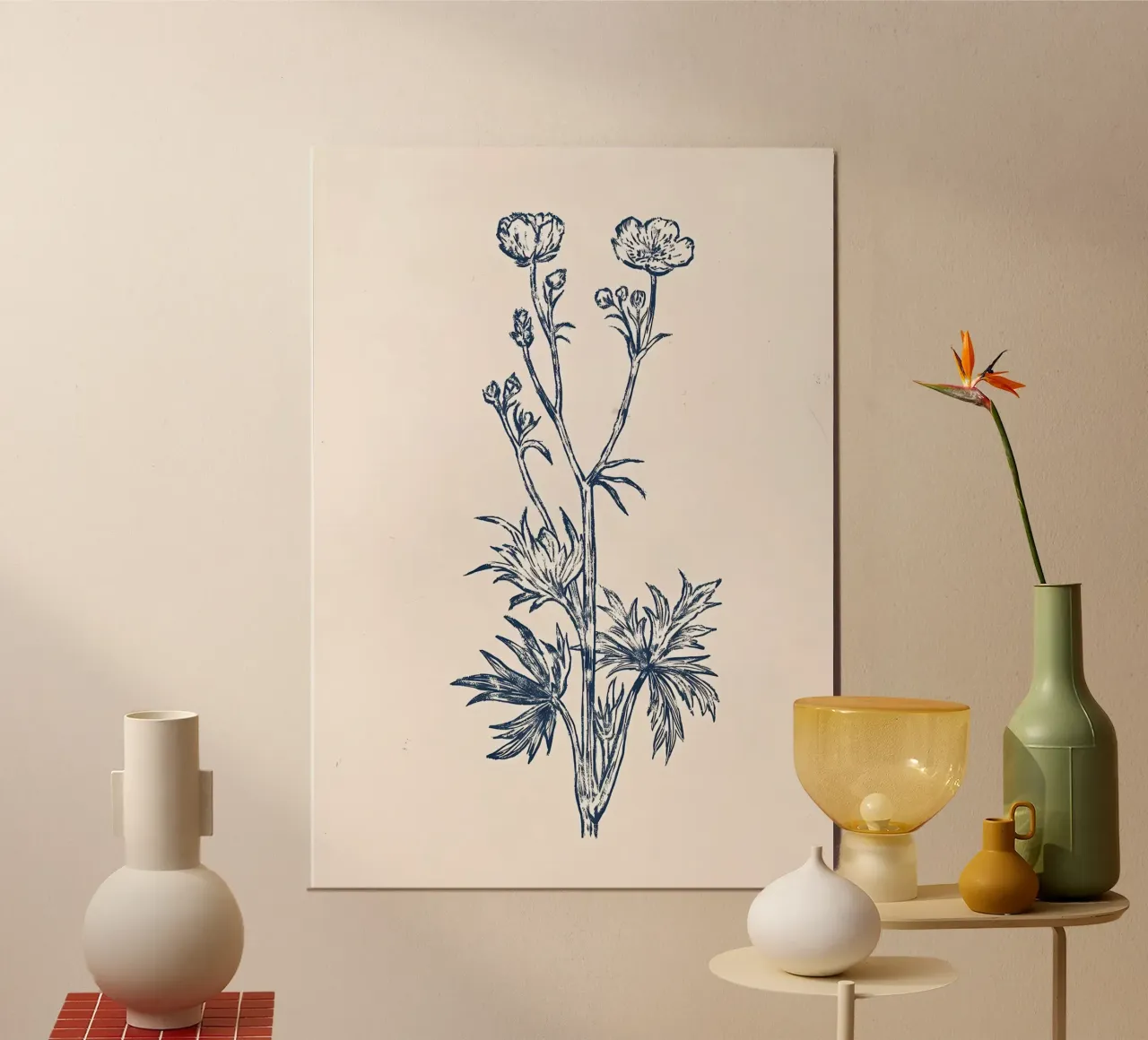 Piedi di porco poster con telaio in plastica da diedrich